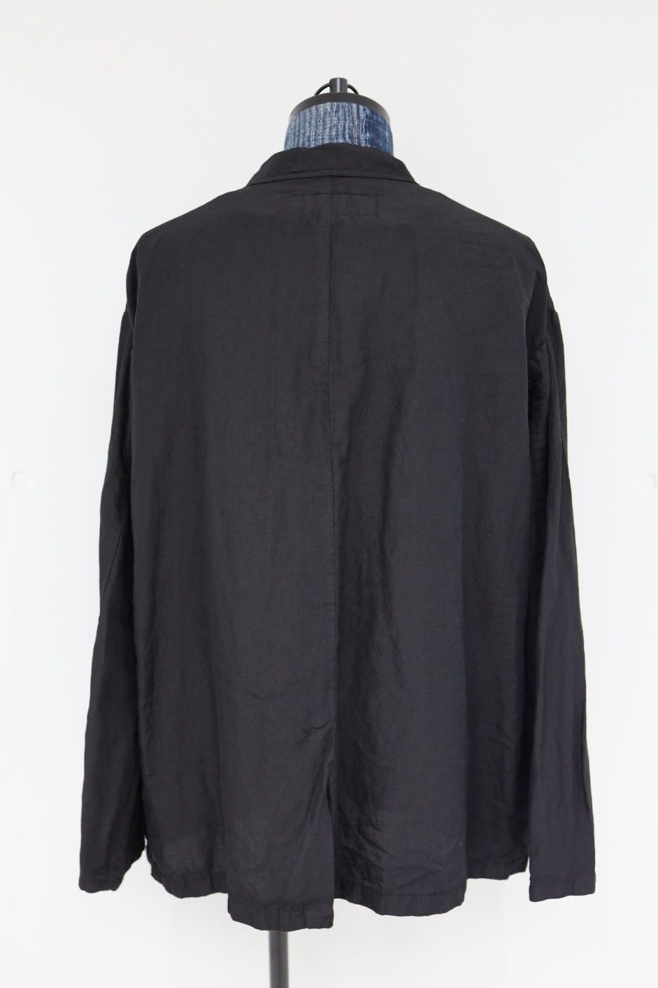 コムデギャルソンオム26SS リネンギャバ製品染3Bジャケット(HQ-J026-051)BLACK☆5月1日(金)発売！