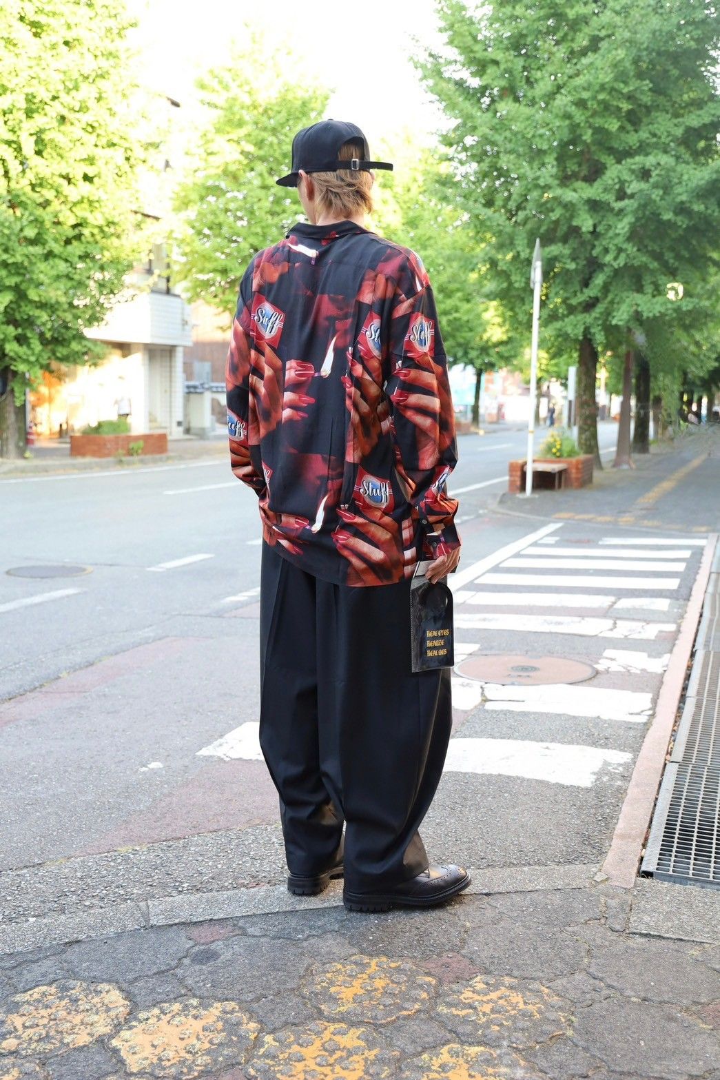 LASTMAN PRINTED OPEN COLLOAR SHIRTS L/S "STUFF" style 8月10日(土)新作発売！