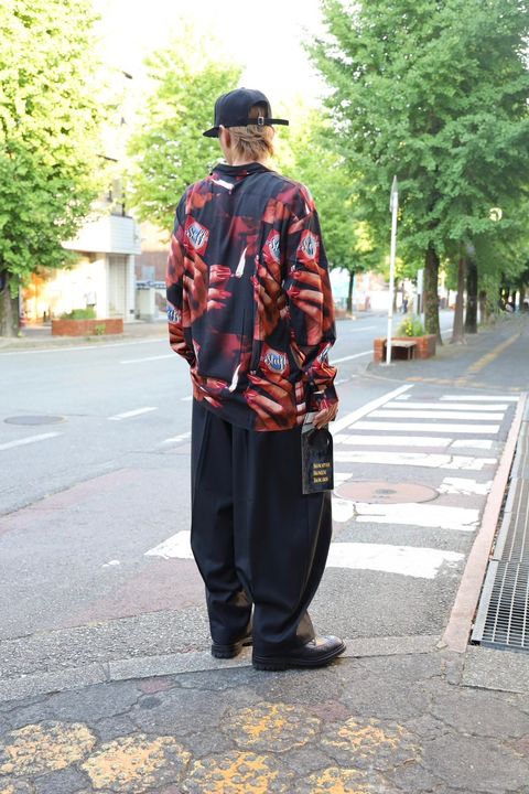 LASTMAN PRINTED OPEN COLLOAR SHIRTS L/S "STUFF" style 8月10日(土)新作発売！