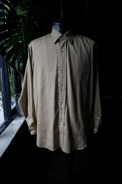 Double Weave Twill Regular Collar Shirt(24AAP-02-07H)BEIGE☆7月13日(土)発売！