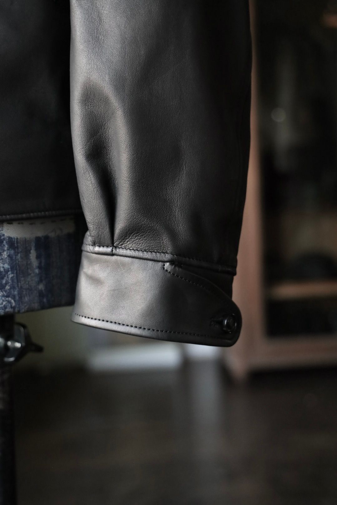blurhms 25FW Lamb Leather Zip Short Jacket(BHS25F001)black☆8月29日(金)新作発売！