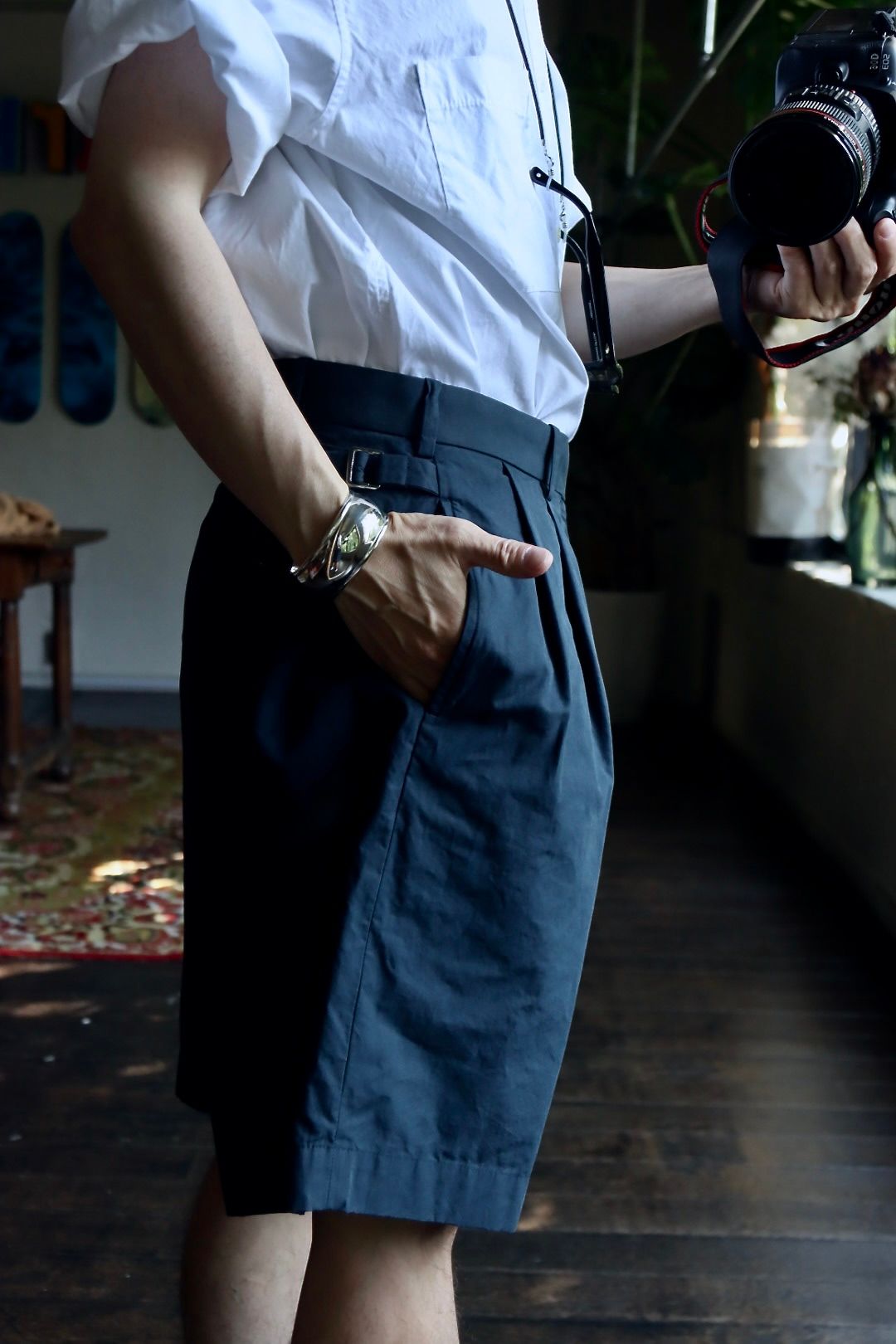 アプレッセショーツ High Density Weather Cloth Shorts (23SAP-04-04H)NAVY