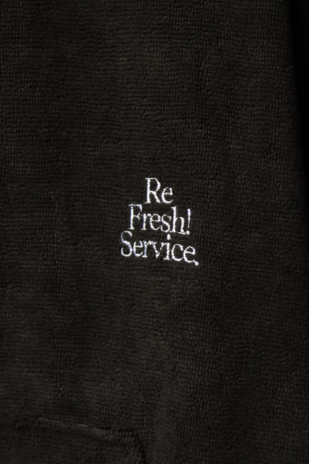 FreshService - ReFresh!Service. “SAUNA PONCHO”(FSW-23-PO_156)BLACK