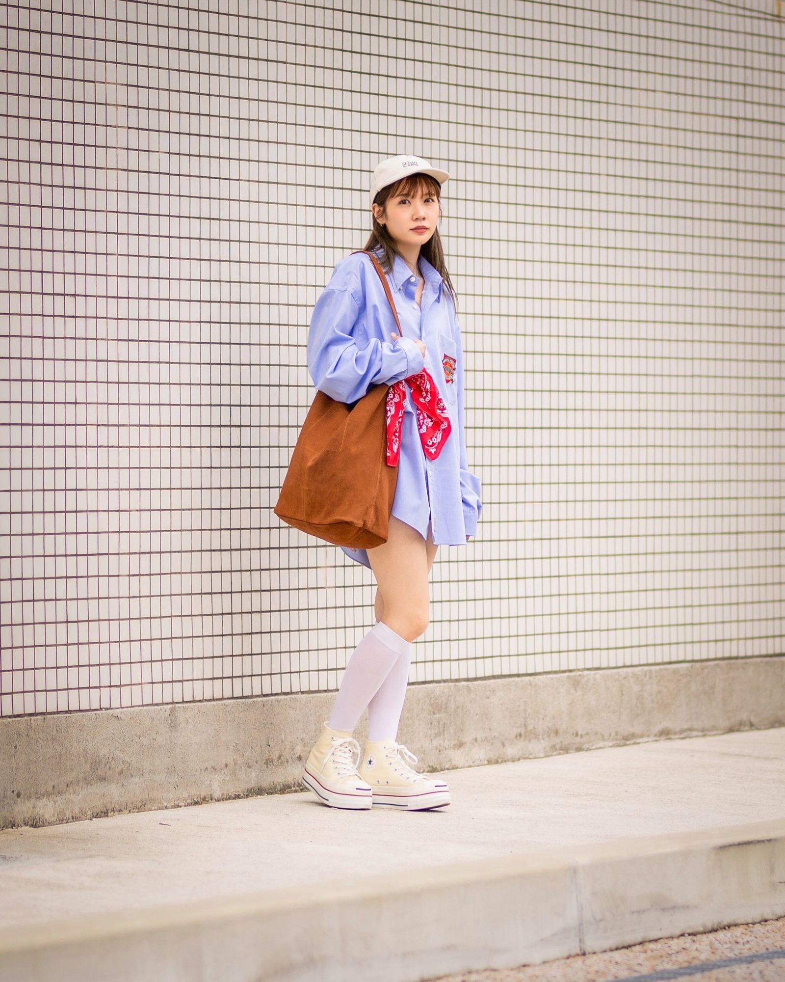 セダンオールパーパス SS25 Emblem BD Shirt(SD25S-SH03)Blue