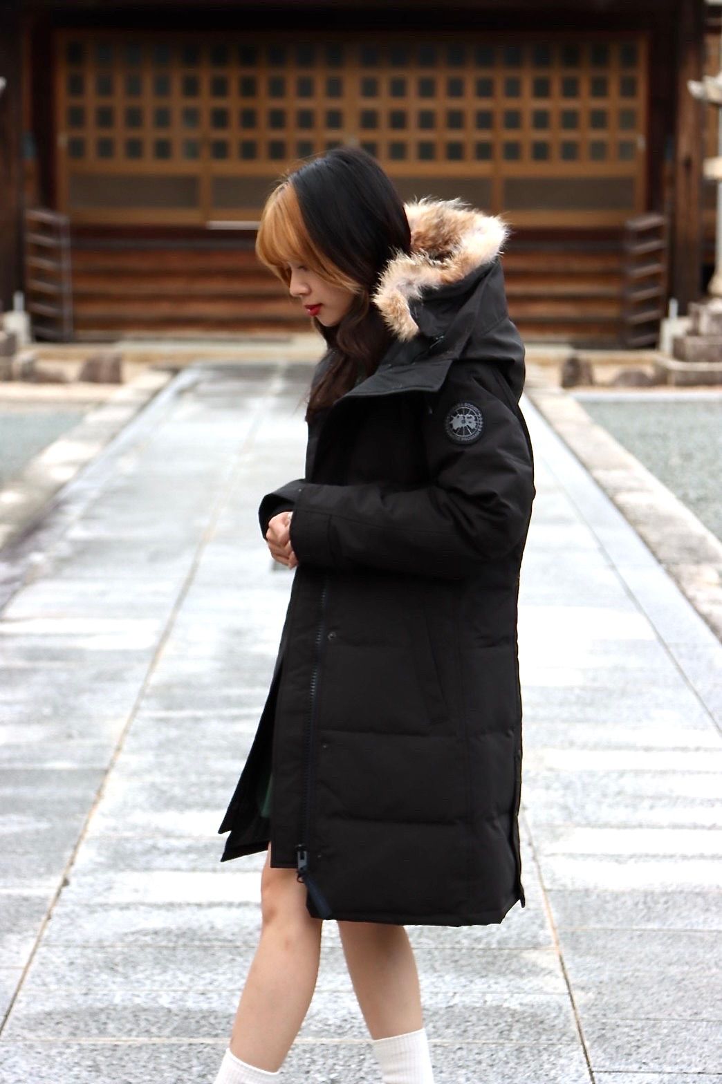 ジャケット/アウターカナダグース Shelburne Parka Black Label