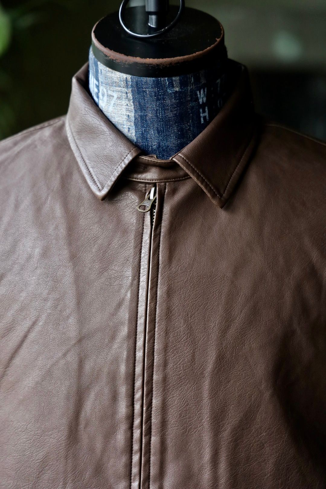 セダンオールパーパス FW25 Synthetic Leather Jacket(SD25F-JK03)Vintage Brown