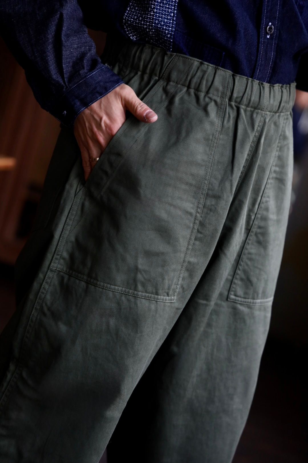 フレッシュサービス UTILITY BAKER PANTS(FSC251-40139)OLIVE