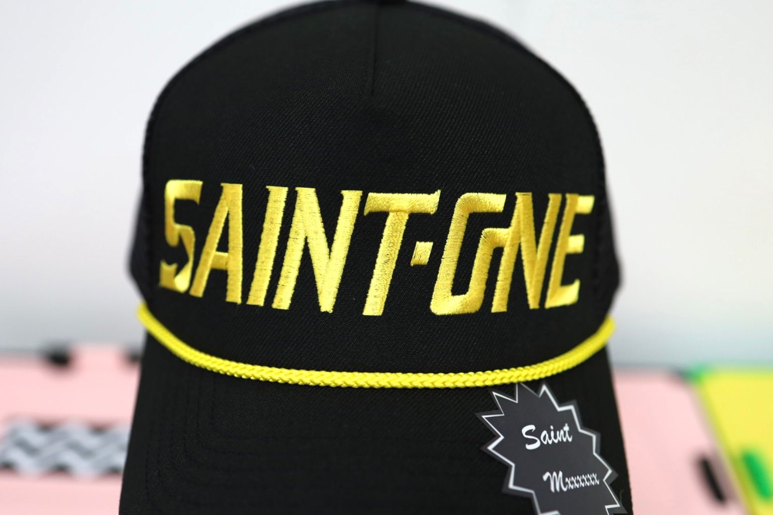 セントマイケル 26SS SAINT ONE MESH CAP(SM-MK8-0000-084)BLACK☆4月29日(水)新作発売！