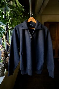 アプレッセ Vintage Half Zip Sweat Shirt (24AAP-05-08K)BLACK☆8月24日(土)発売！
