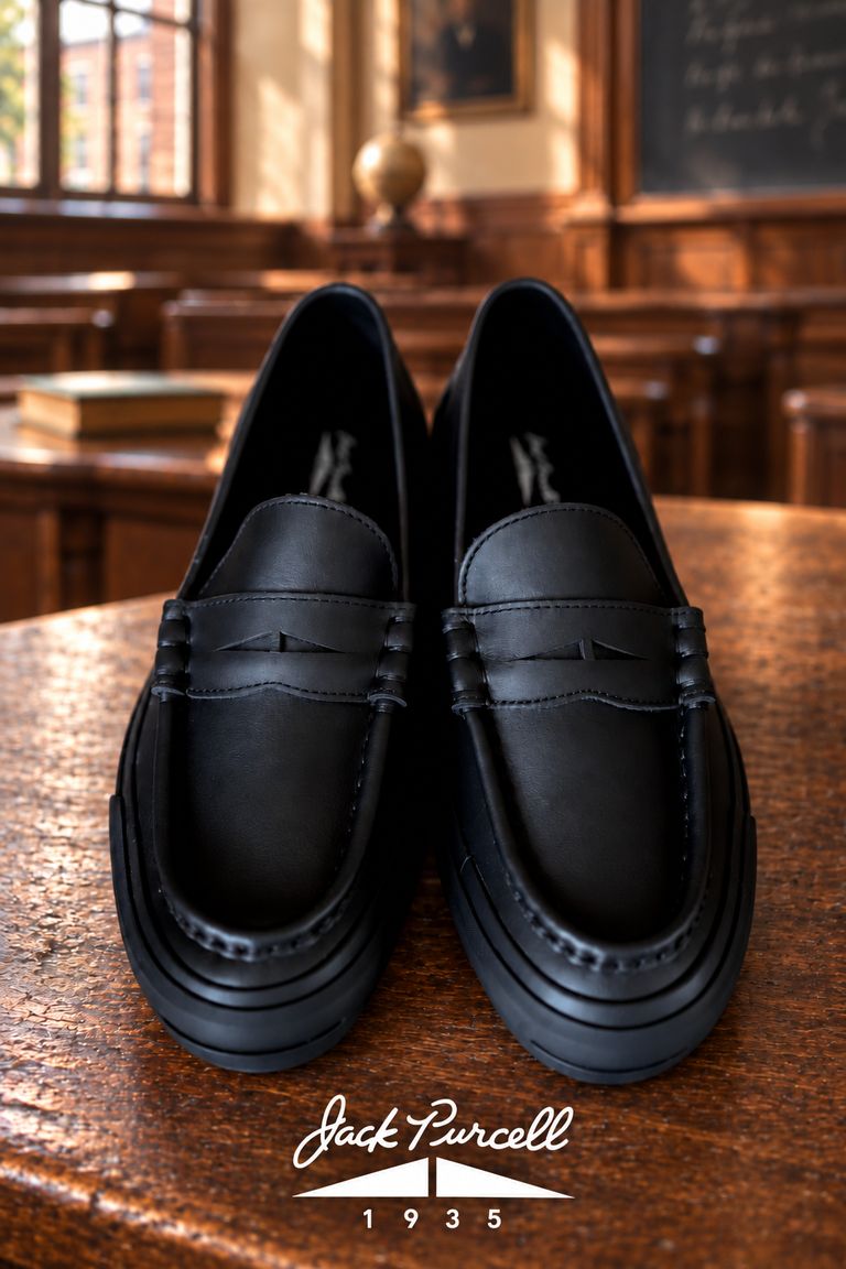 JACK PURCELL 1935 - JACK PURCELL 1935 LOAFER (33301470)BLACK☆9月