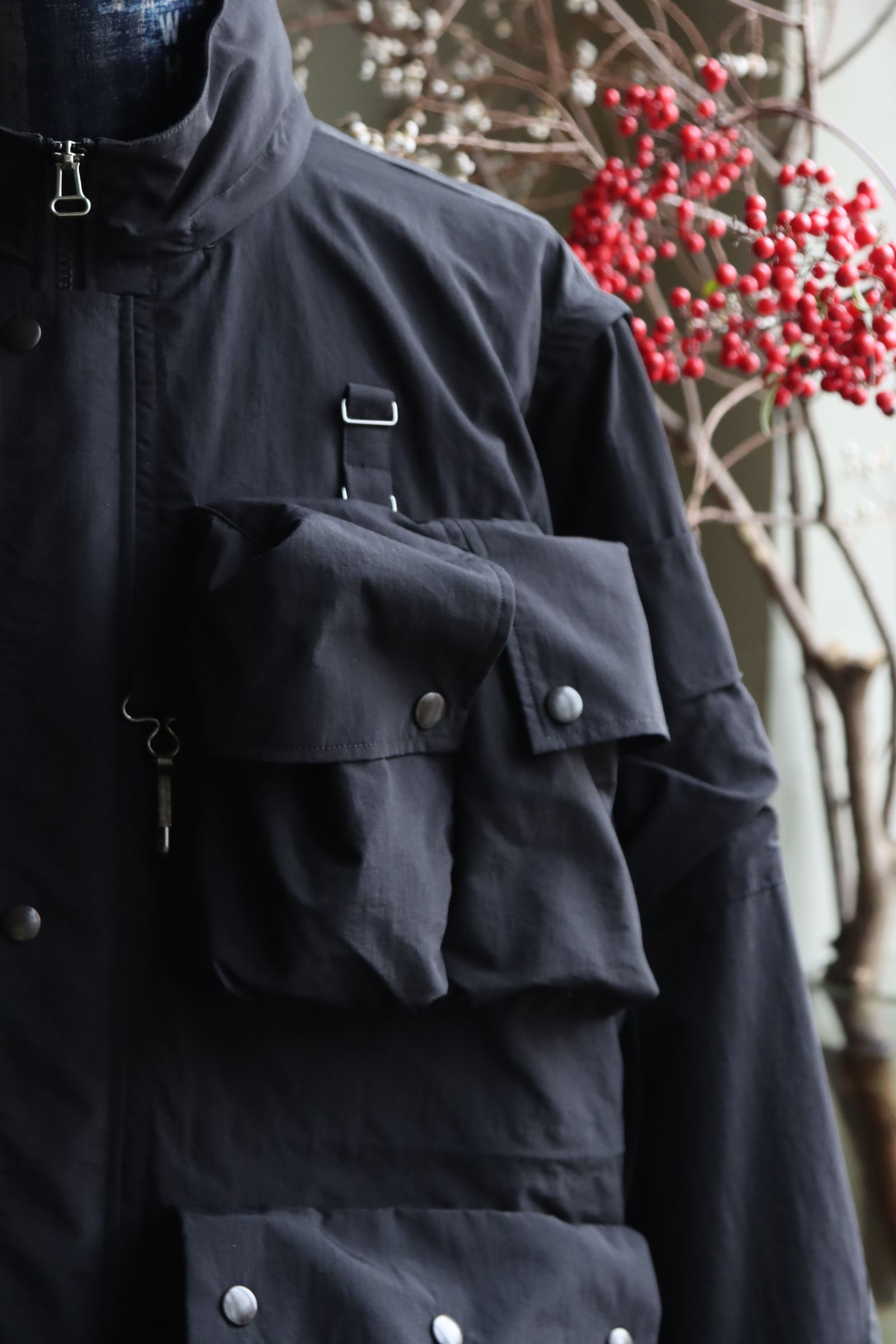 ヨーク24SS MULTI POCKETS UTILITY BLOUSON(YK24SS0652B)BLACK☆1月20日(土)発売！