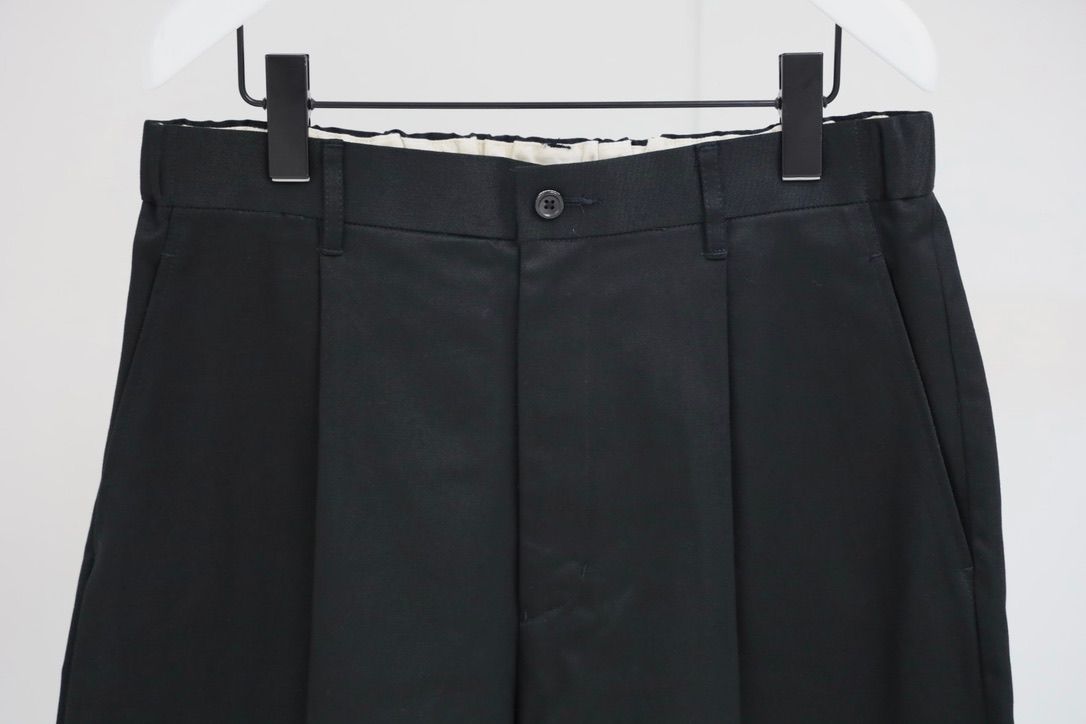 グラフペーパー Westpoint Chino Wide Tapered Trousers(GM263-40166B)BLACK☆8月15日(土)発売！