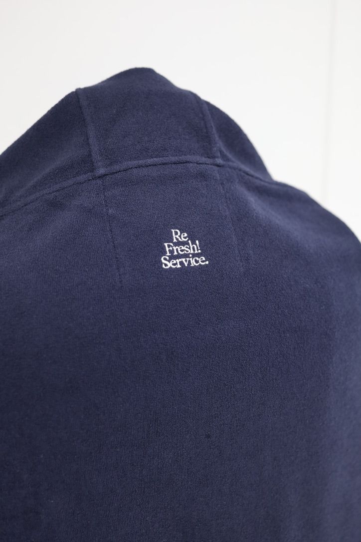 ReFresh!Service. UTILITY PILE HOODED TOWEL(FSR261-90276)NAVY☆3月28日(土)発売！