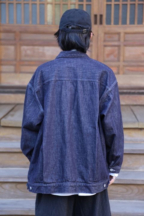 COMME des GARCONS HOMME ウールヘリンボーンストライプ製品縮絨パンツ"CHARCOAL"Style.2020.10.18.