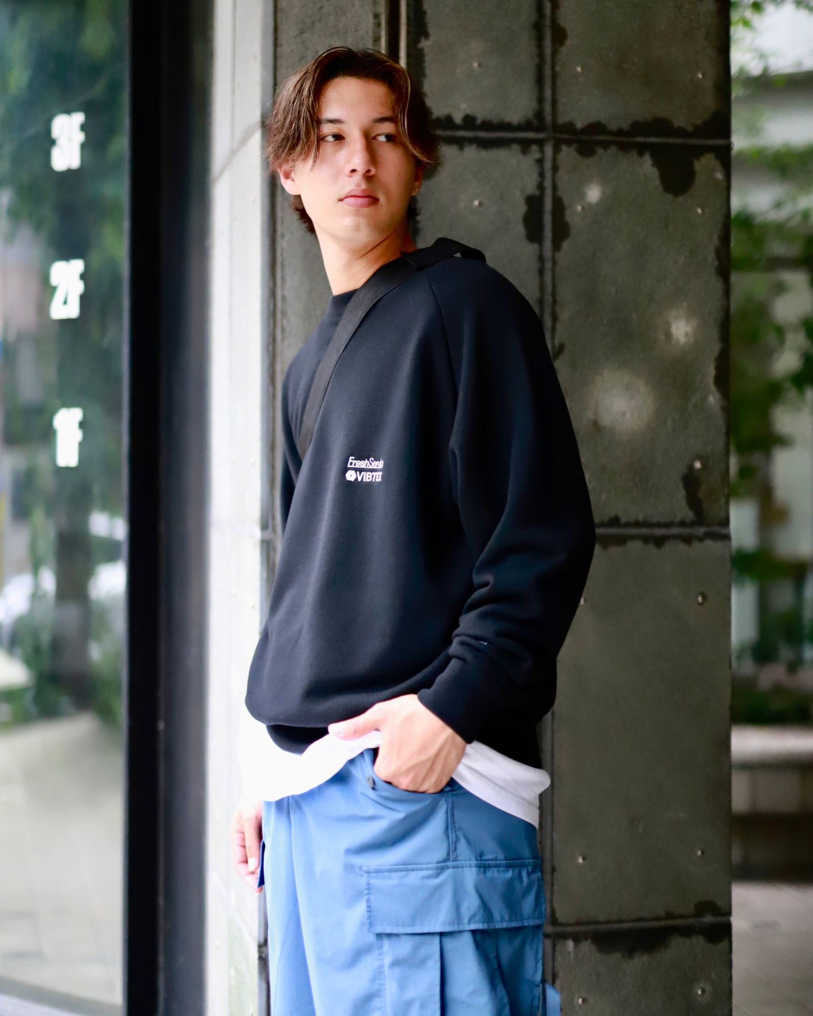 FreshService フレッシュサービス 23SS VIBTEX for FreshService SWEAT CREW NECK PULLOVERスタイル