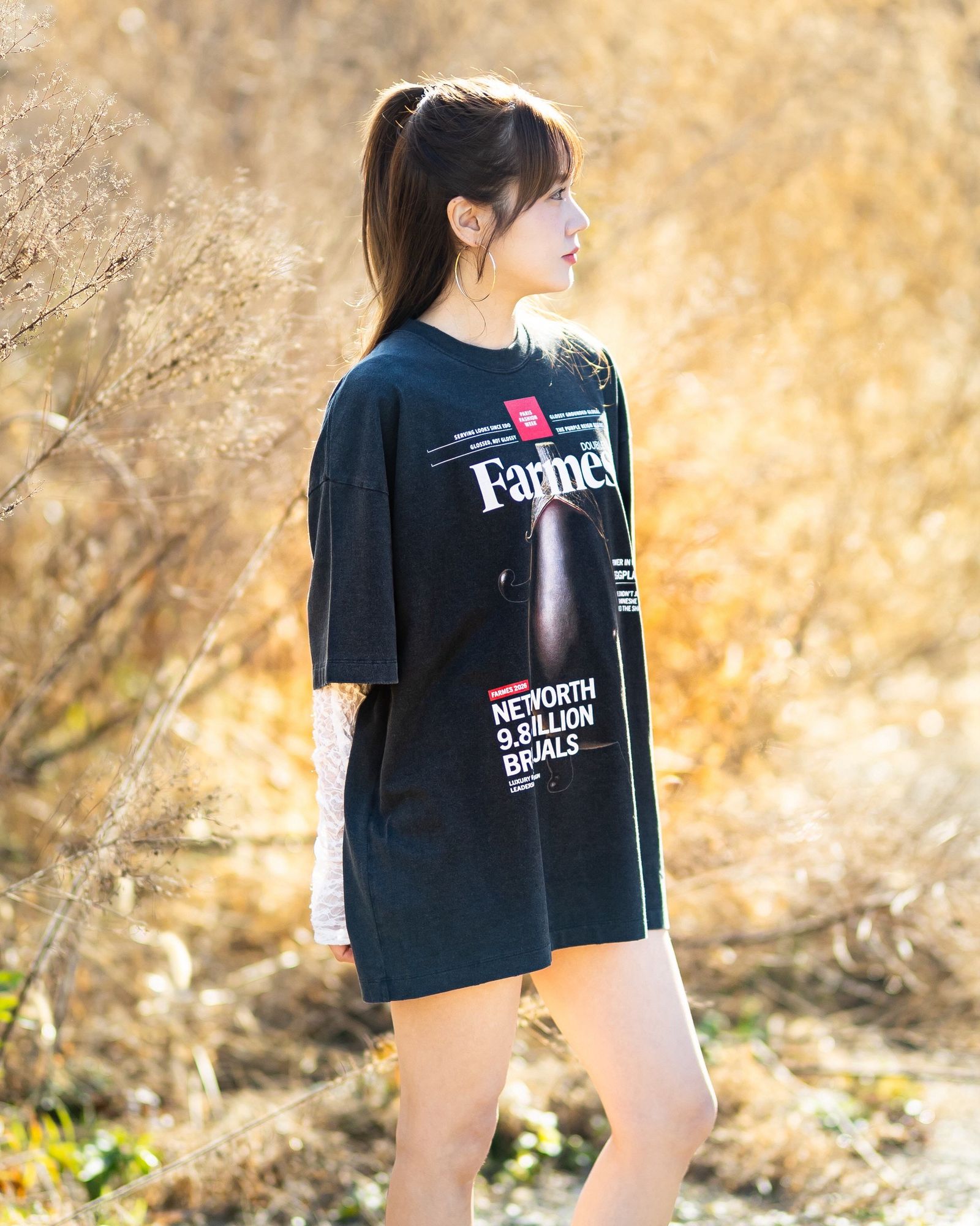 doublet ダブレット26SS FARMES MAGAZINE COVER T-SHIRT (26SS34CS430) BLACK ★1月17日(土)11:00発売！