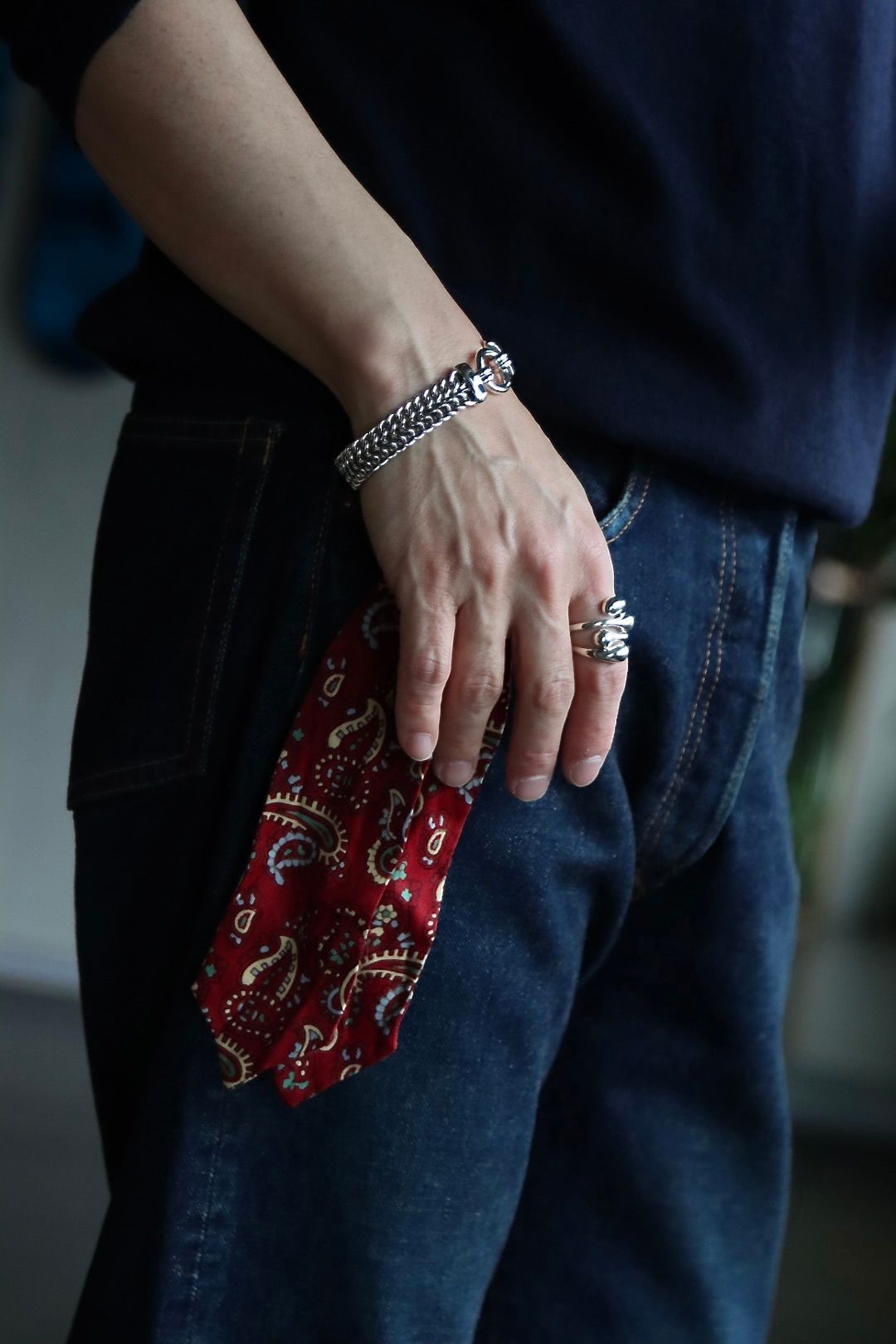 A.PRESSE 23SSデニム Washed Denim Pants E(23SAP-04-07H)INDIGOスタイル