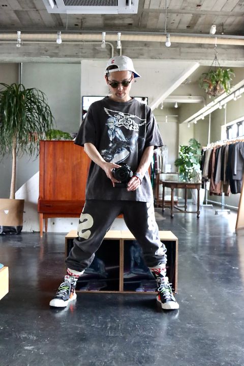 セントマイケル22SS SS TEE SORAYAMA"BLACK".style