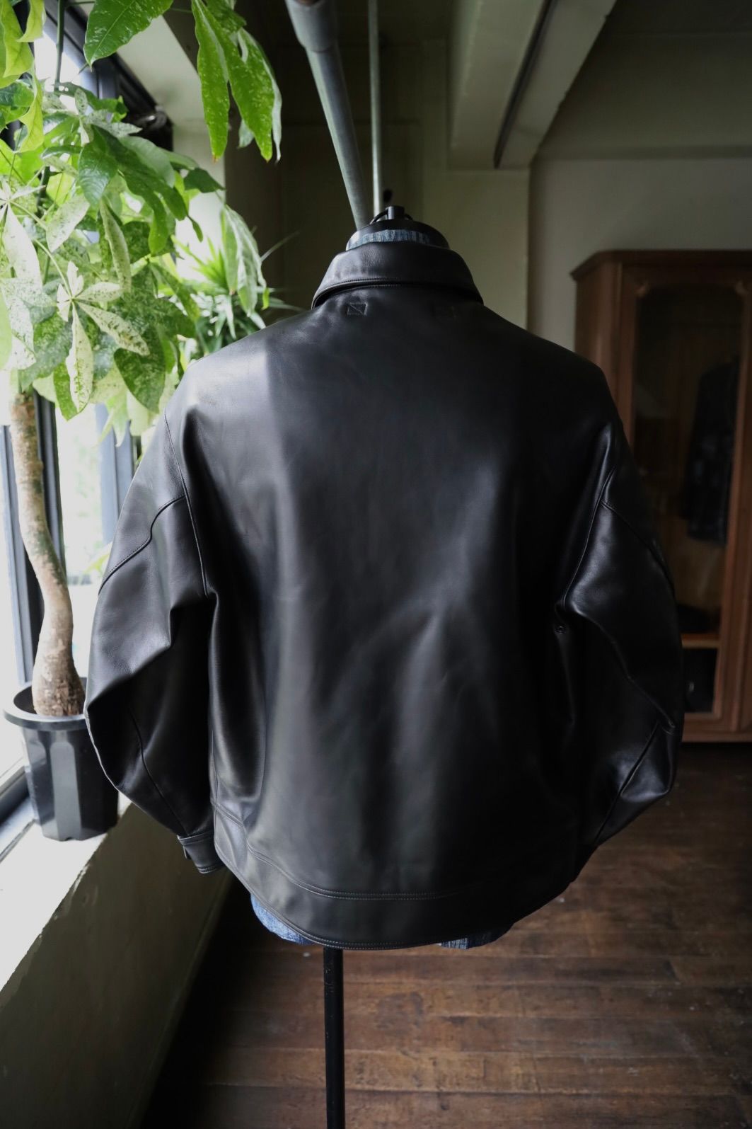 アプレッセ 2025 STYLE2 Leather Type A-2 Flight Jacket(25AAP-01-12)BLACK☆9月27日(土)発売！