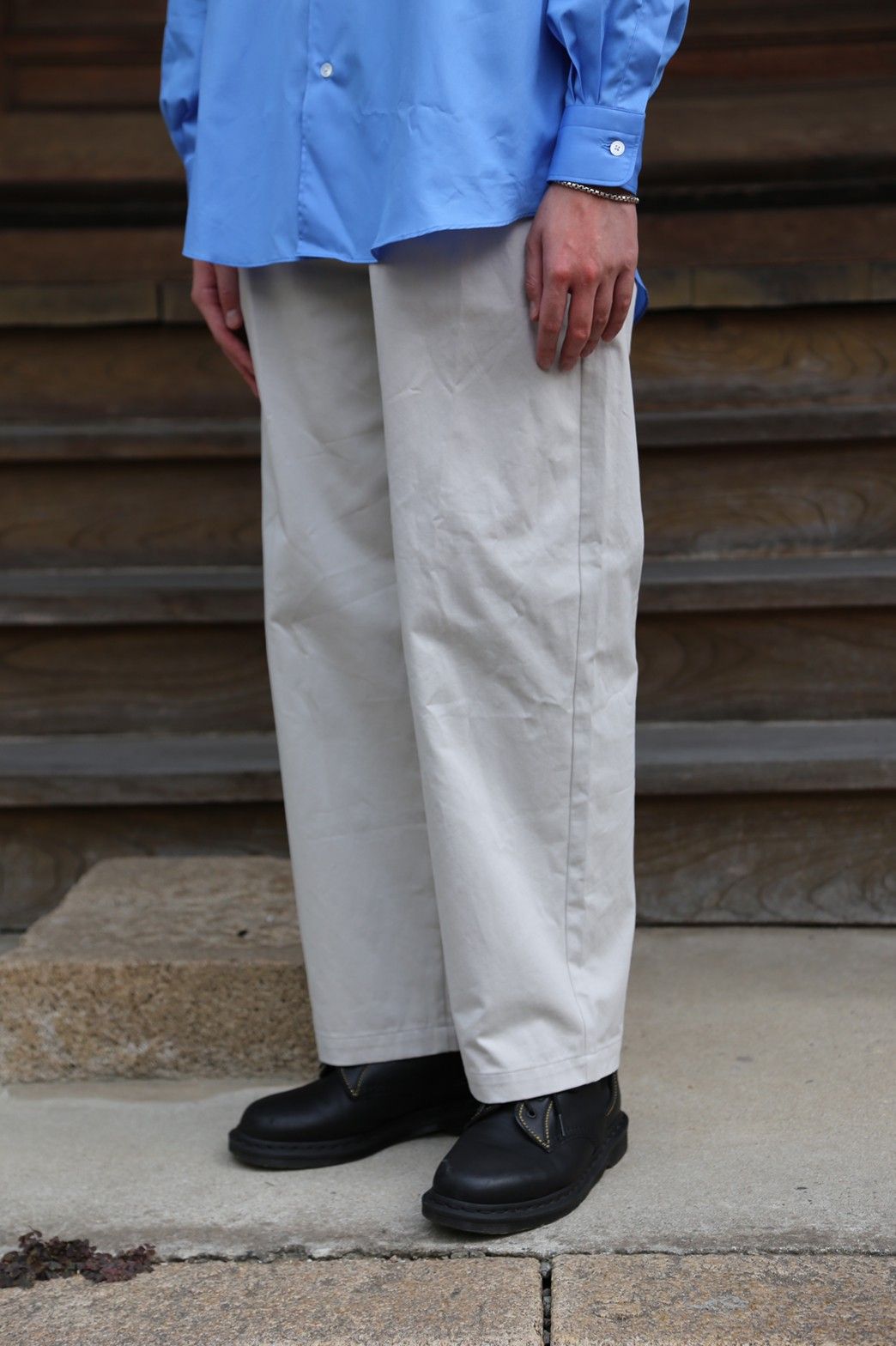 2022春夏新作 A.PRESSE アプレッセ Chino Trousers BLACK サイズ1