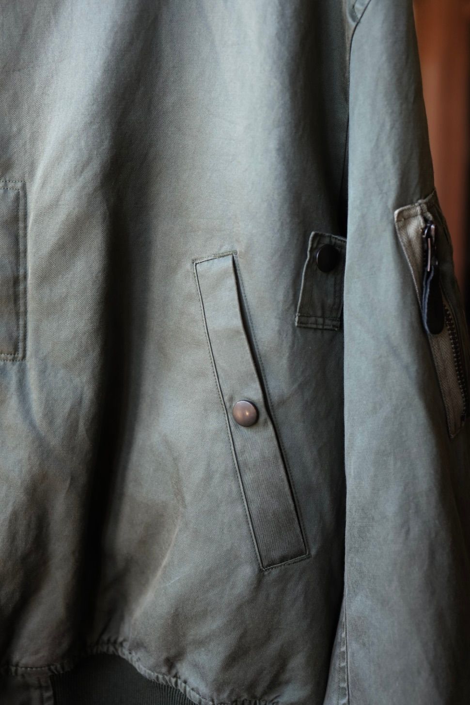 アプレッセ 2025 STYLE2 Vintage Silk Flight Custom Jacket(25AAP-01-28)SAGE☆10月25日(土)発売!
