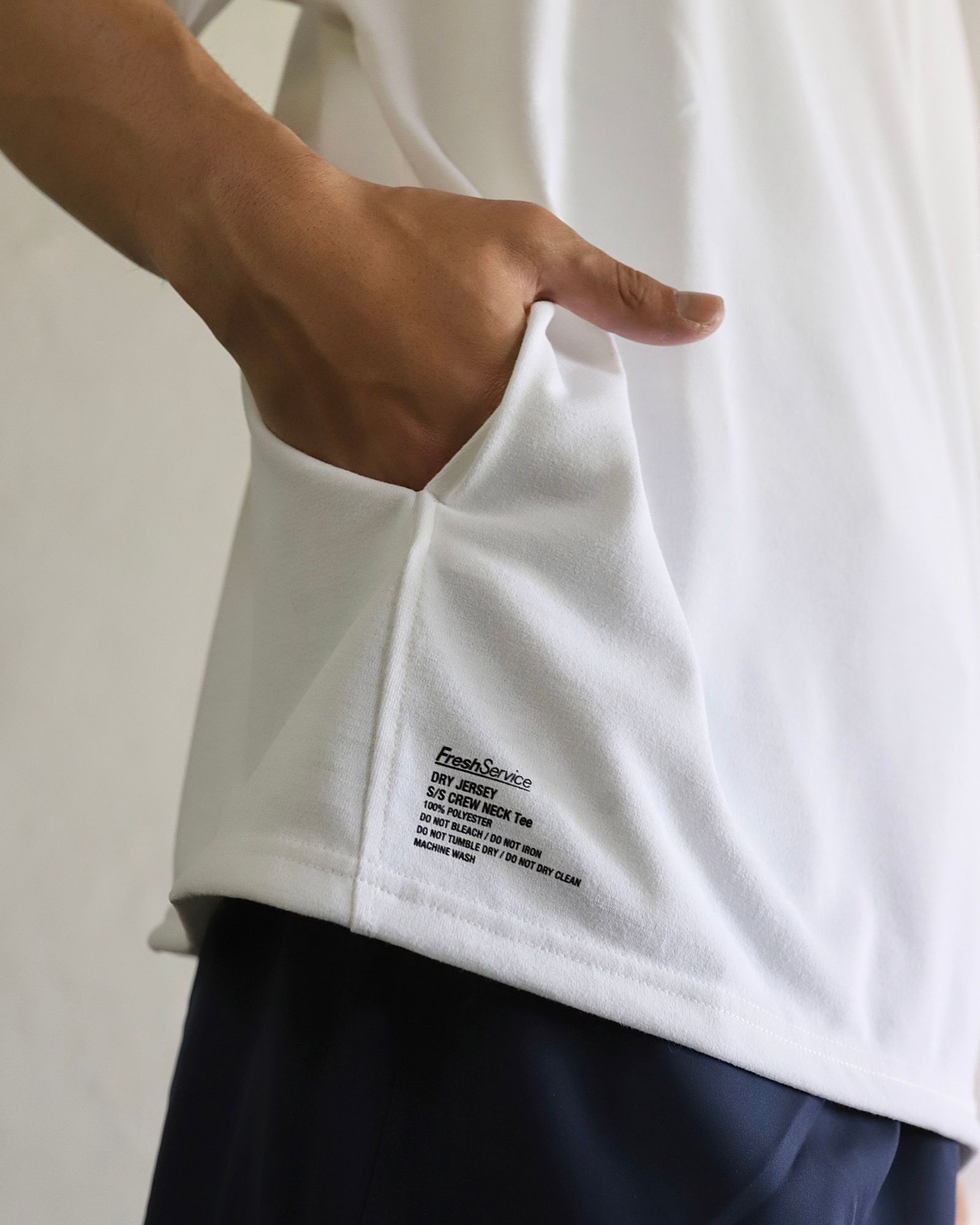 FreshService 24SS DRY JERSEY S/S CREW NECK TEE style 2024.4.20