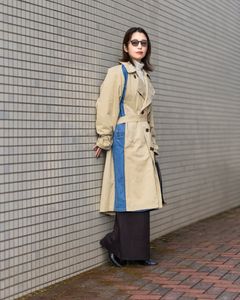 YOKE SPRING SUMMER 2026 Connected Trench&Denim Coat(YK26SS01213C)BEIGE