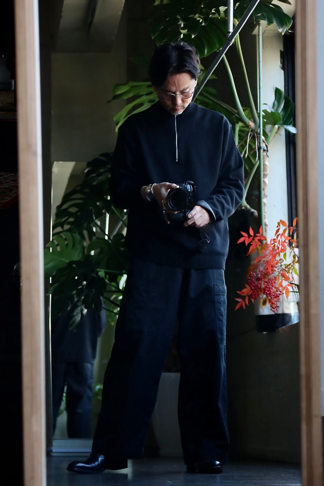 Graphpaper Suvin Herringbone Cargo Pants