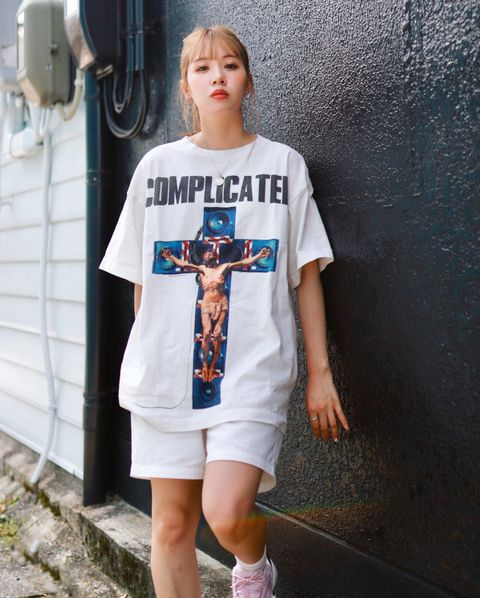©SAINT M×××××× 河村康輔コラボレーションTシャツスタイル