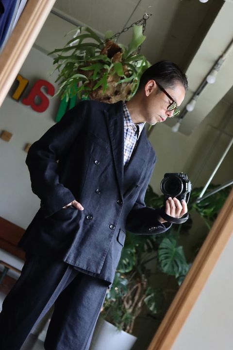 A.PRESSE 22FW Double Breasted Jacketスタイル.2022.8.29.