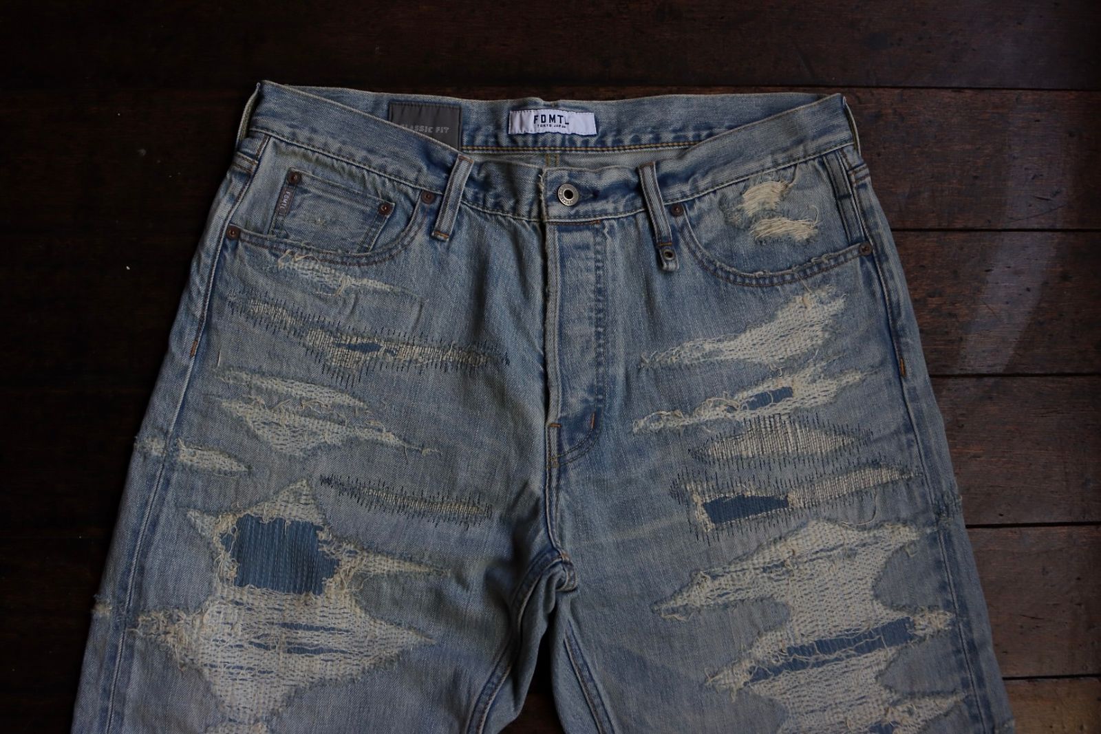 ファンダメンタル デニムCLASSIC STRAIGHT DENIM CS113(FA24MG113)INDIGO