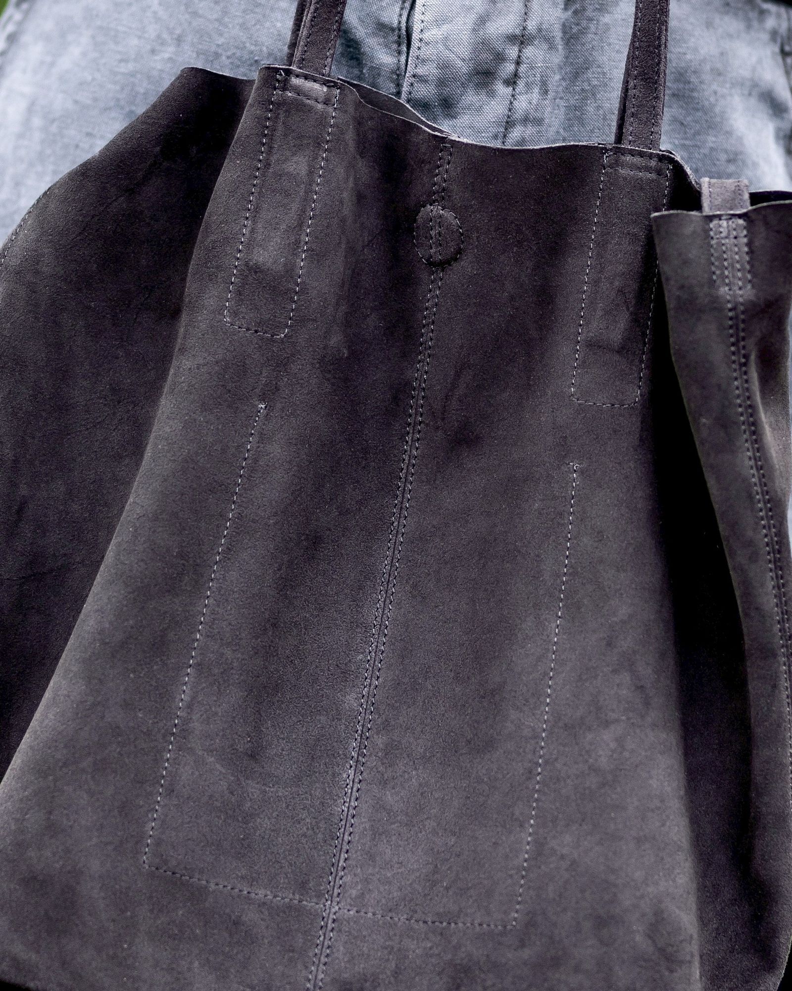 Morphee / モルフェトートバッグ 3WAY MIDIUM TOTE(SHORT)SUEDE [CHARCOAL]☆新作発売！