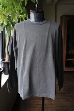 ファウンダ 25AW LONG SLEEVE FADE TEE SHIRT(015FD252013)BLACK⭐︎9月13日(土)新作発売！