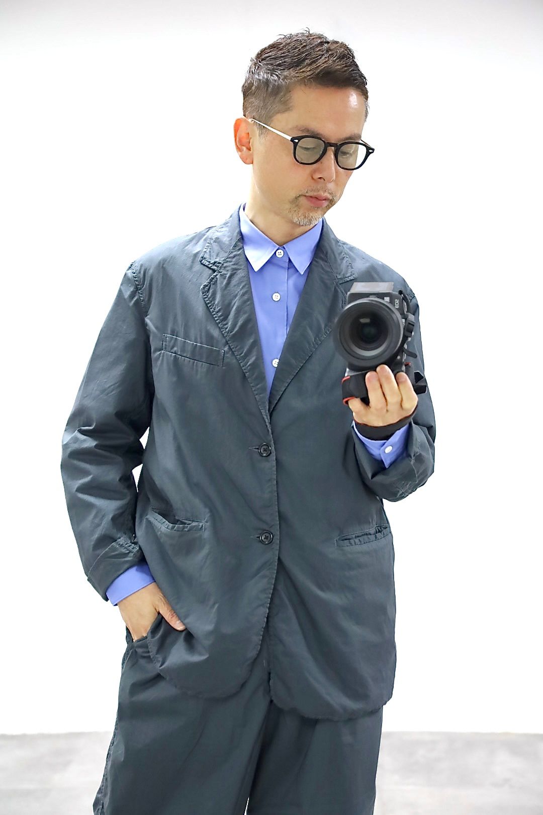 Graphpaper 26SS Garment Dyed Typewriter Oversized Jacketスタイル2026.3.13.