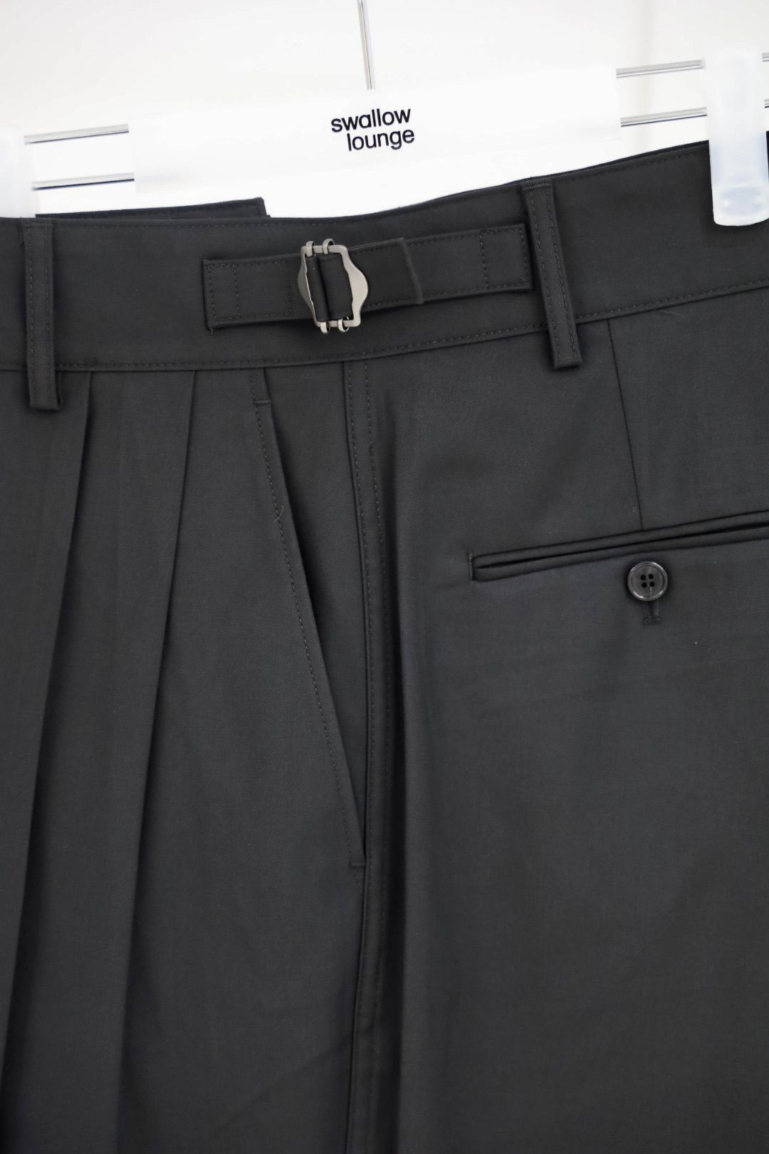 ANOTHER OFFICEアナザーオフィス Santiago Mild Slacks(AOEFPT008)Black☆10月10日(金)新作発売！
