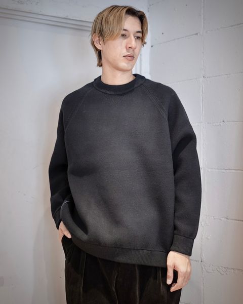 is-ness VENTILATION KNITTED CREW スタイル 新作発売！