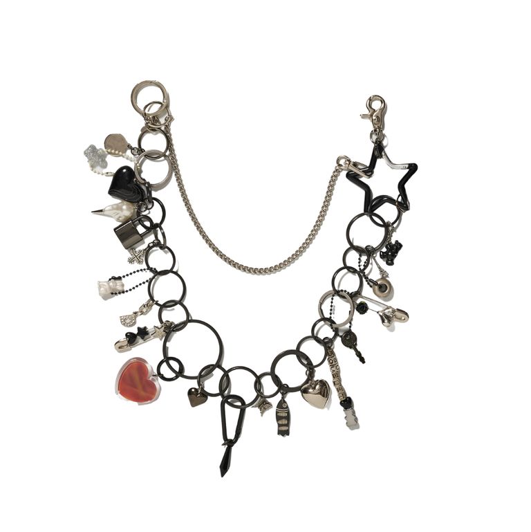 当たりきなこ棒　doublet 25AW key chain doublet - ダブレット25AW KEY CHAIN(25AW92AC37) BLACK☆7月12