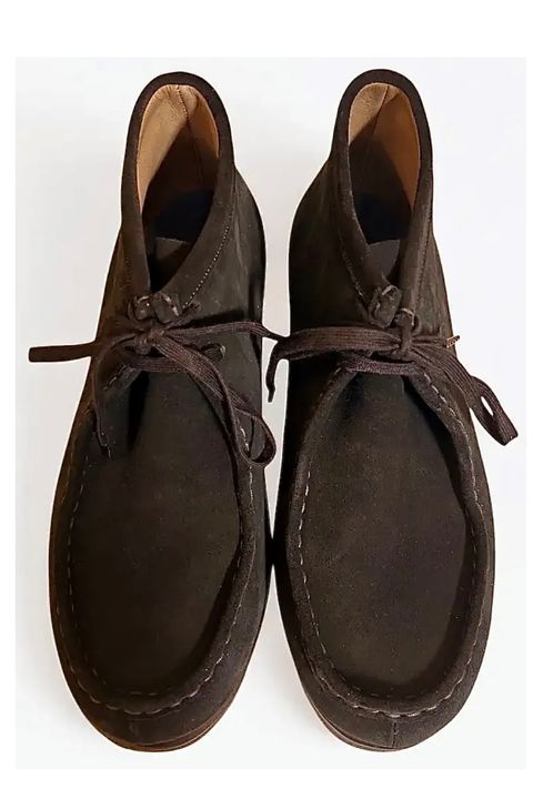 [予約商品] FOOTWORKSフットワークス  チロリアンブーツ Tyrolean boots in suede leather(F02-0003_M)DARK BROWN☆2026年11月末～12月中旬入荷予定！