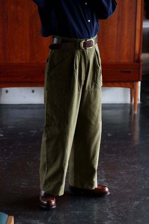 アプレッセ22FW MT Trooper Pants"OLIVE"スタイル