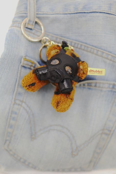 doublet ダブレット26AW GUS MASK BEAR KEY RING(26AW78AC51)GOLD☆6月13日(土)新作発売！