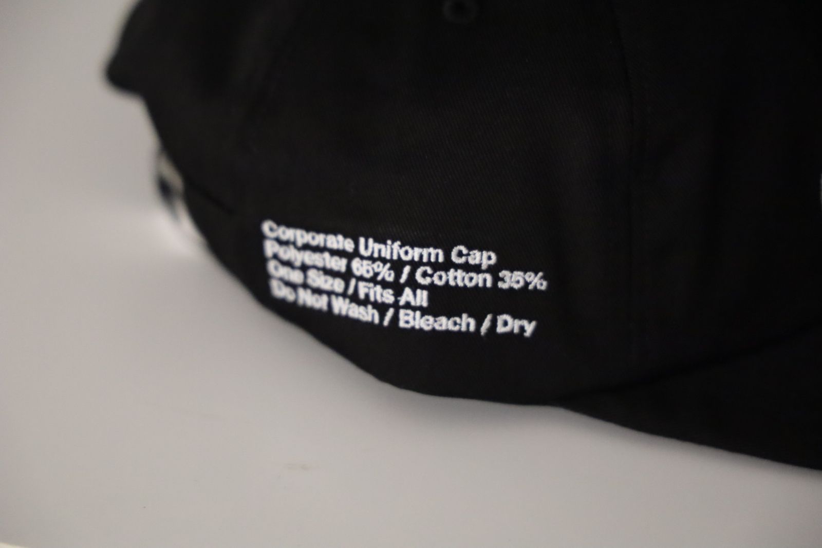 フレッシュサービス AS×FS CORPORATE UNIFORM CAP(FSP253-90158AS)BLACK☆8月30日(土)発売！