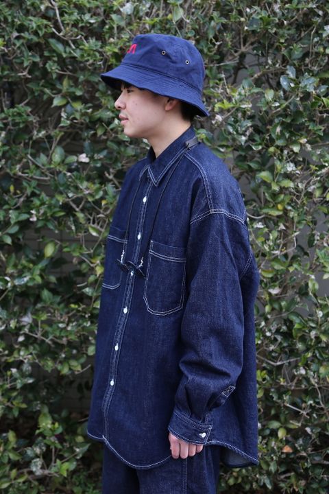 Denime Five Pocket Pants & Denime Regular Collar Shirt style 2020.12.26.