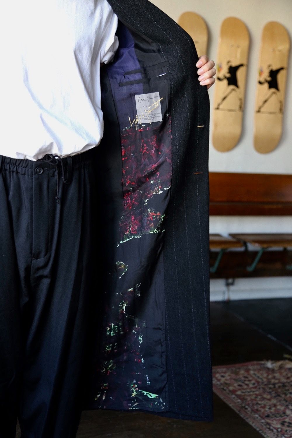 yohji yamamoto W-内田すずめチャイニーズ漢字1216JKT