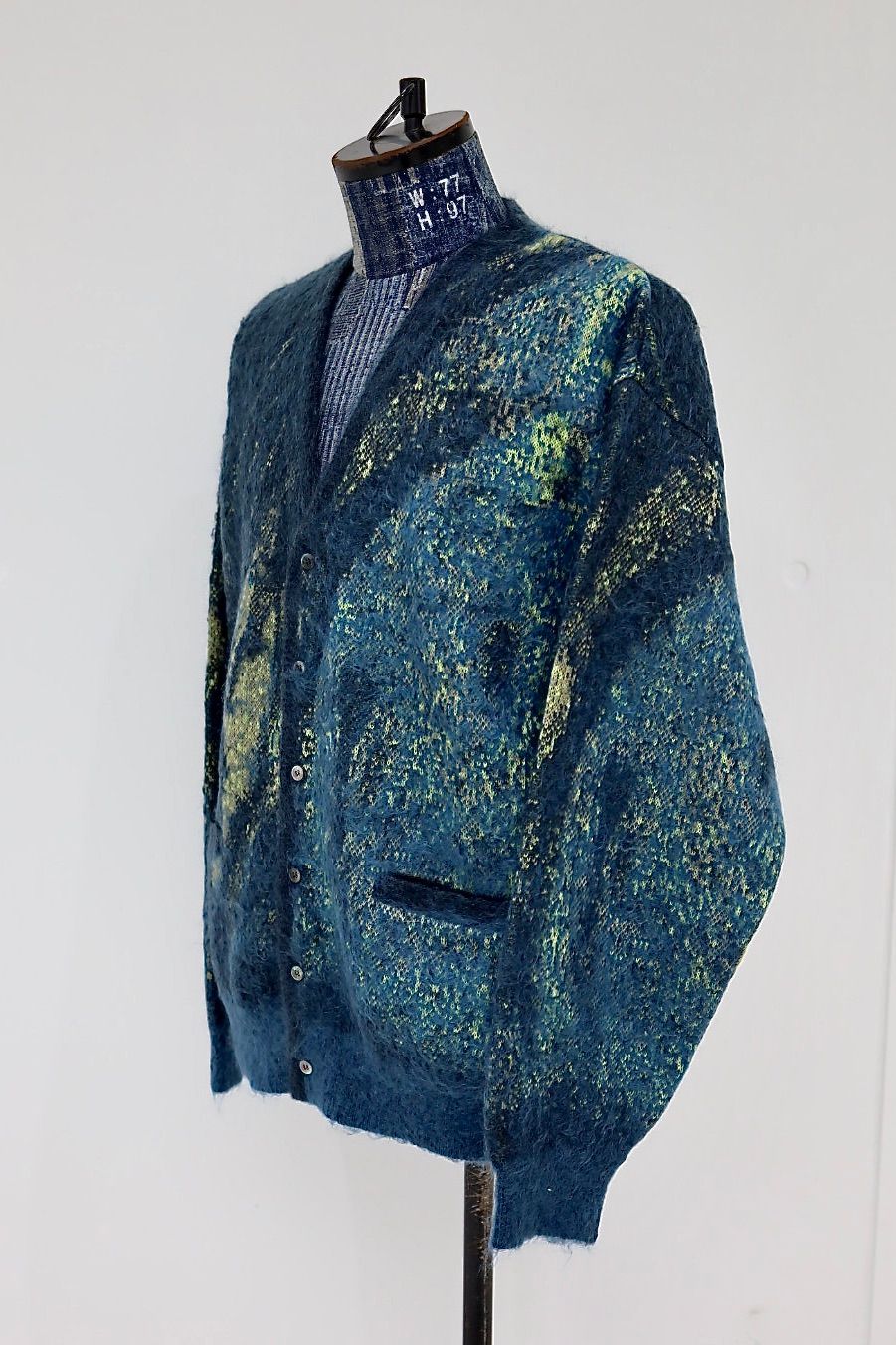 ヨーク  ニット Abstract Jaquard Mohair Cardigan(YK26SS01233S)GREEN☆11月29日(土)発売！