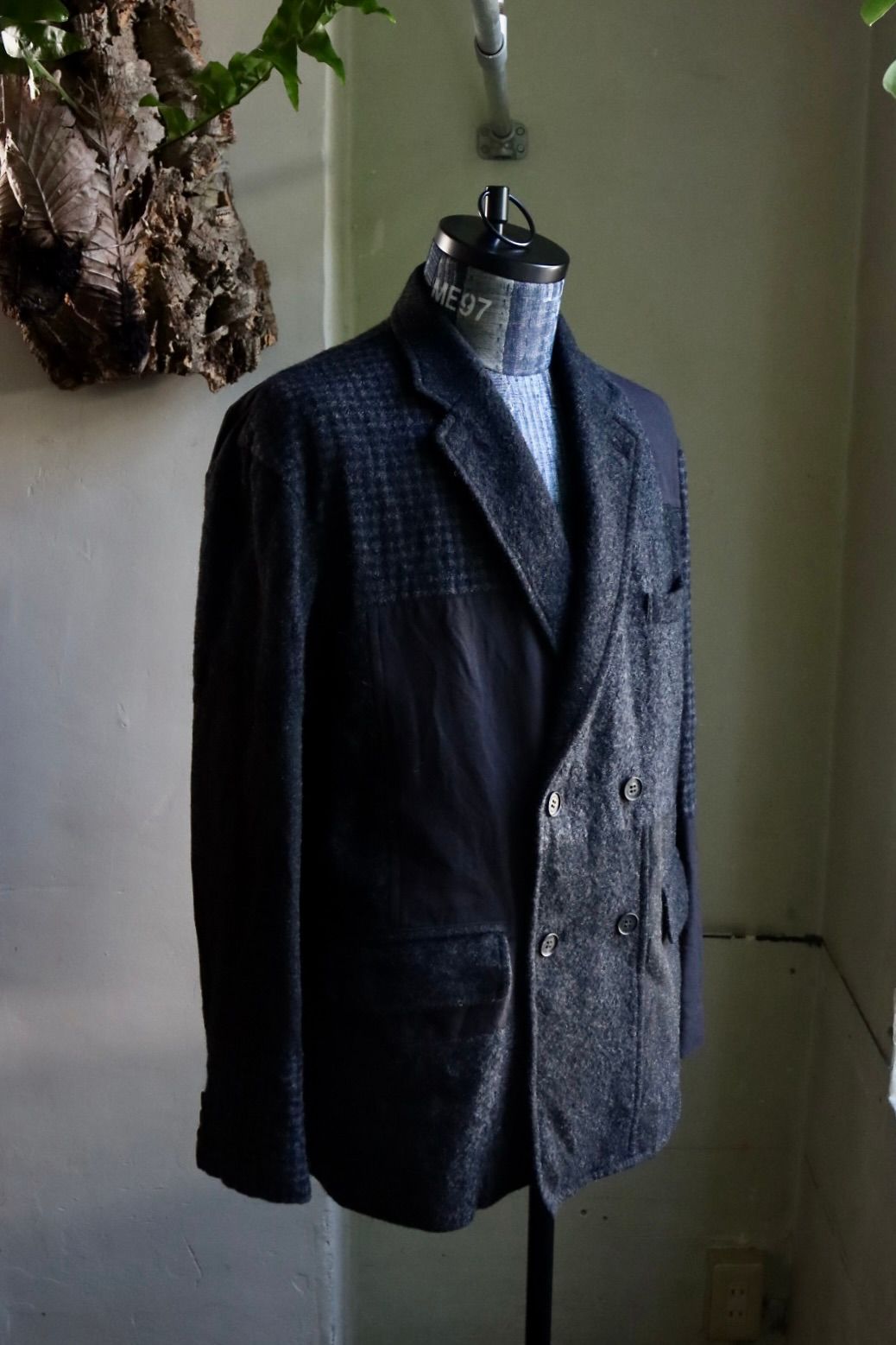 23AW black comme des garcons チェックジャケット-