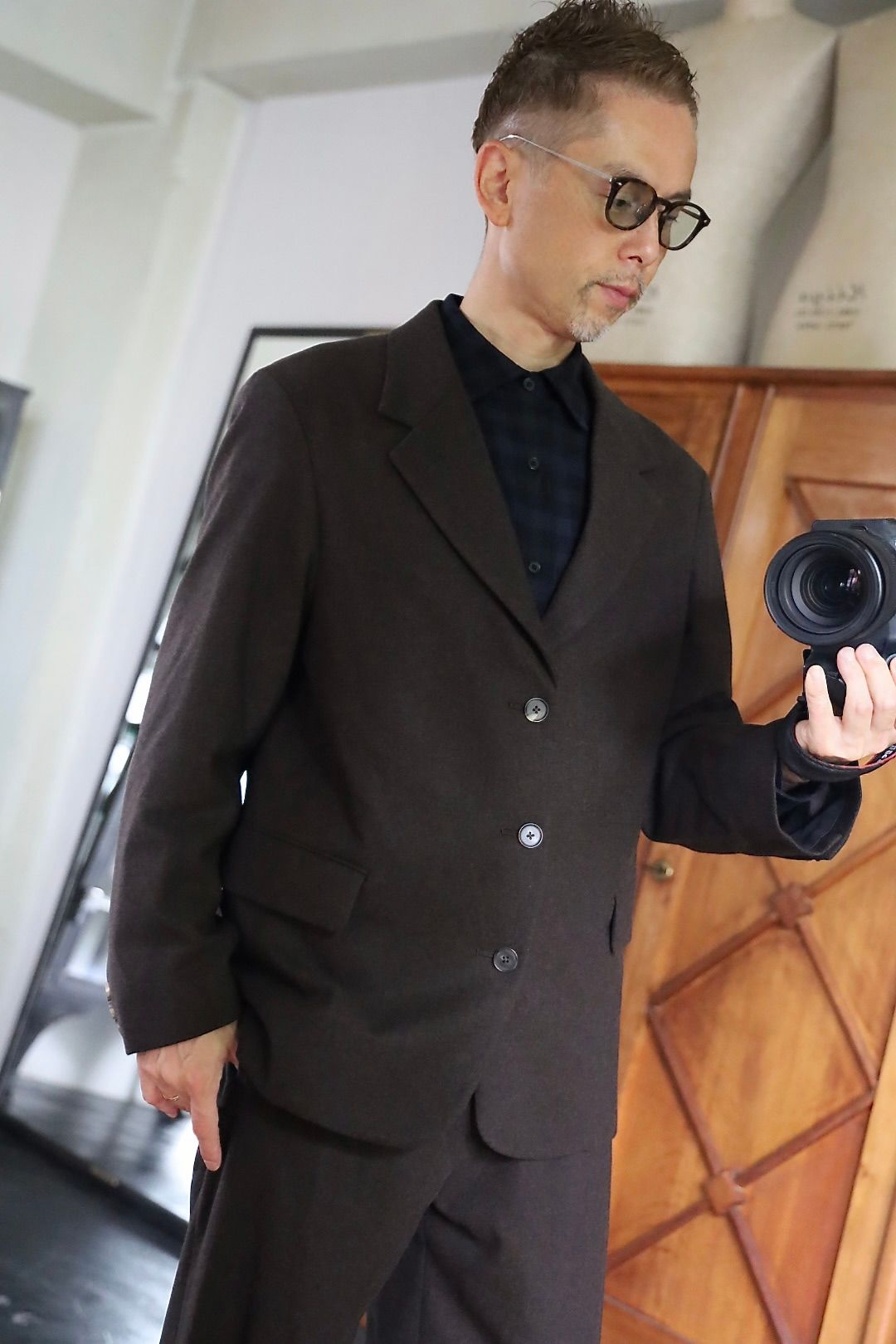 アプレッセ 2026 STYLE2 Wool Flannel Jacket(26AAP-01-25)BROWN☆9月19日(土)発売！