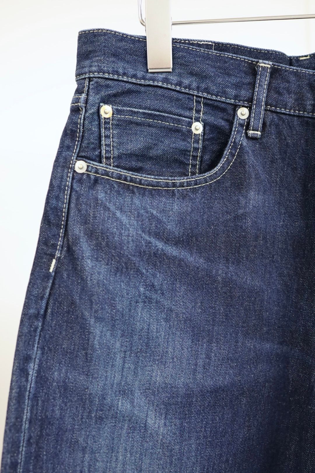 グラフペーパー Selvage Denim Five Pocket Tapered Pants(GU261-40058DB)INDIGO_DARK FADE★1月24日(土)発売！