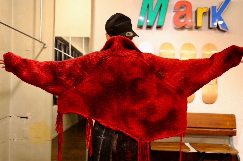 Yohji Yamamoto W-総柄中太パンツstyle.2020.10.6.