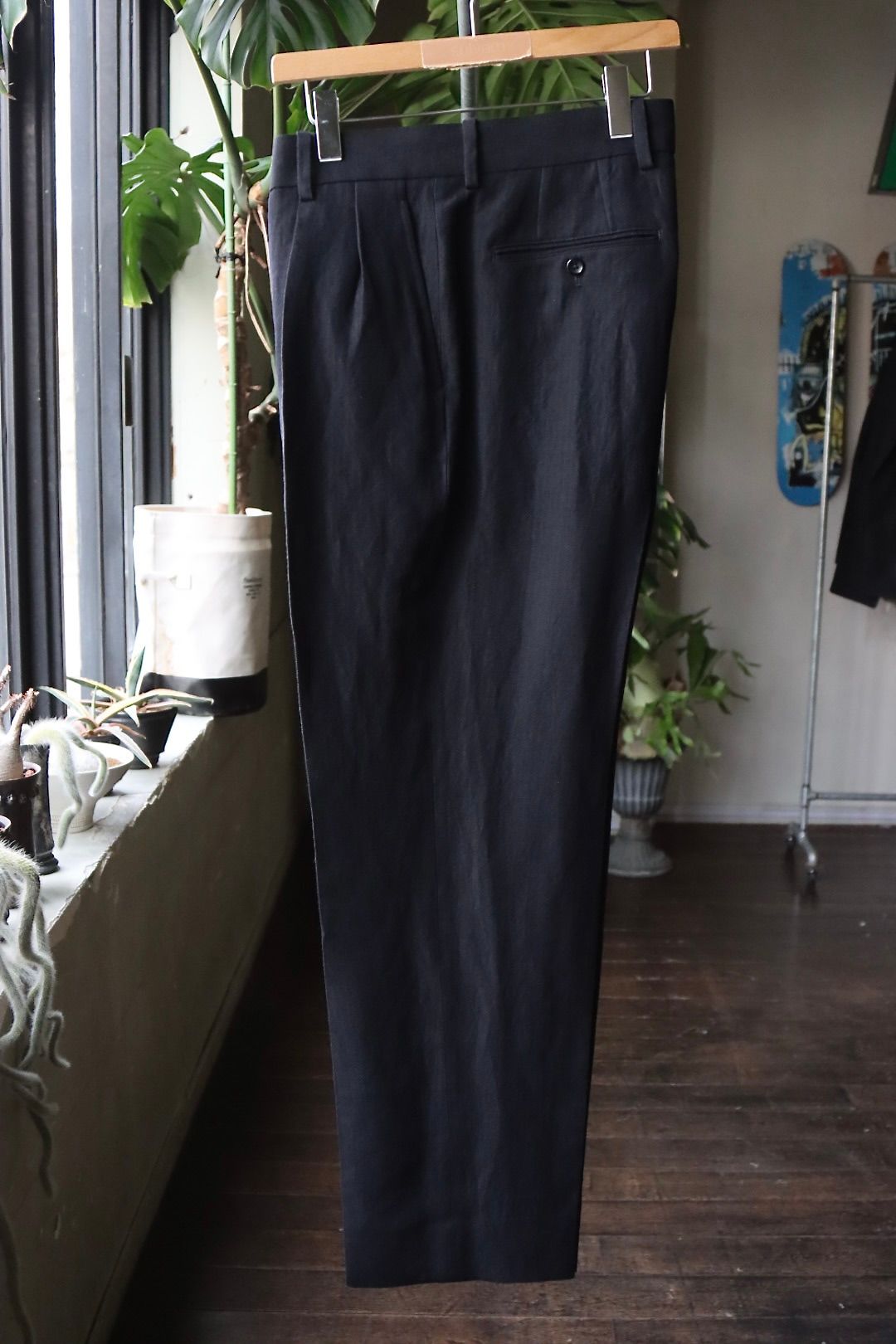 A.PRESSE - アプレッセWide Tapered Trousers(23SAP-04-20M)NAVY | mark