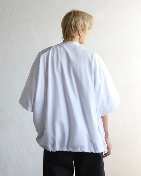 イズネス 24SS BALLOON DOUBLE LAYERED MESH SHORT SLEEVE T-SHIRT style 2024.4.13